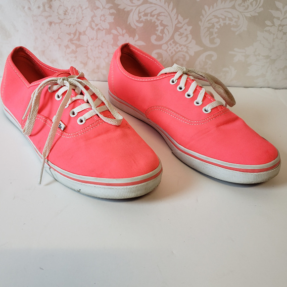 Vans Unisex Lo Pro Tennis Shoes M7.5 W9 Neon Pink - Picture 2 of 7